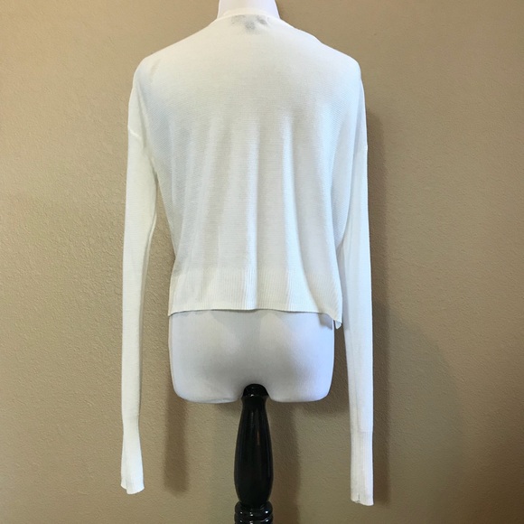 Mossimo White Sheer Cardigan - Picture 3 of 4